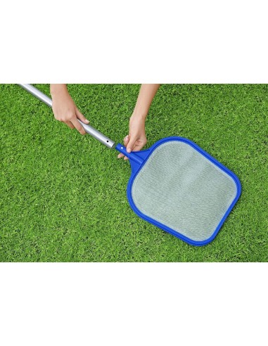 piscinas kit limpiafondos + recogehojas portatil