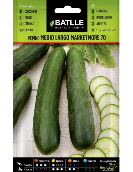 pepino marketmore 70 1/2 largo