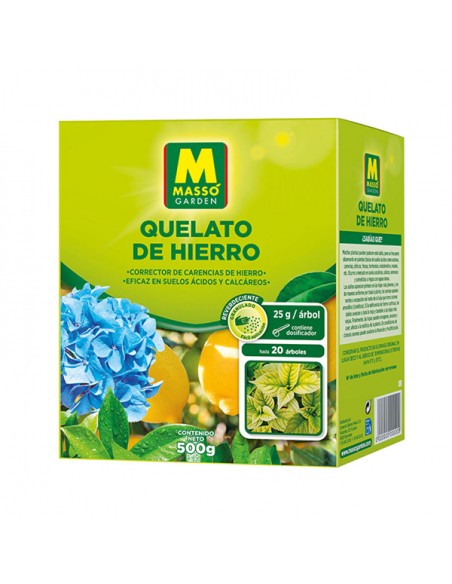 quelato de hierro 500g masso