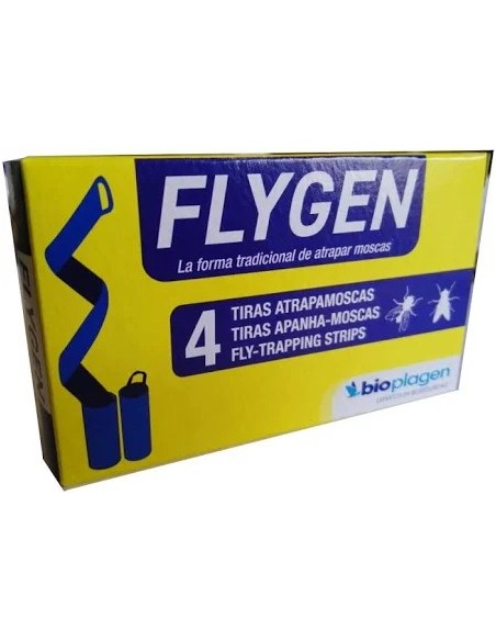 flygen-tiras atrapamoscas 4 uds