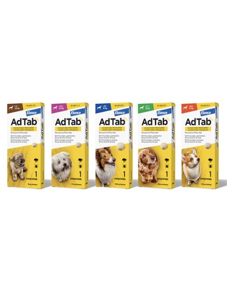 adtab 450mg 1 comprimido masticable perros (11kg-22kg)