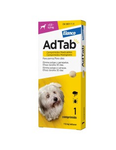adtab 112mg 1 comprimido masticable perros (2,5-5,5kg)