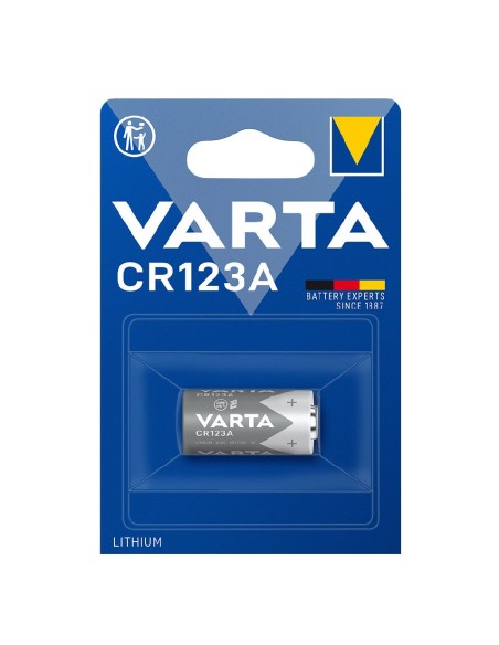 pila lithium cr123a 3v (blister 1 unid.) ø17x34,5m