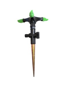 aspersor 3 brazos con pincho