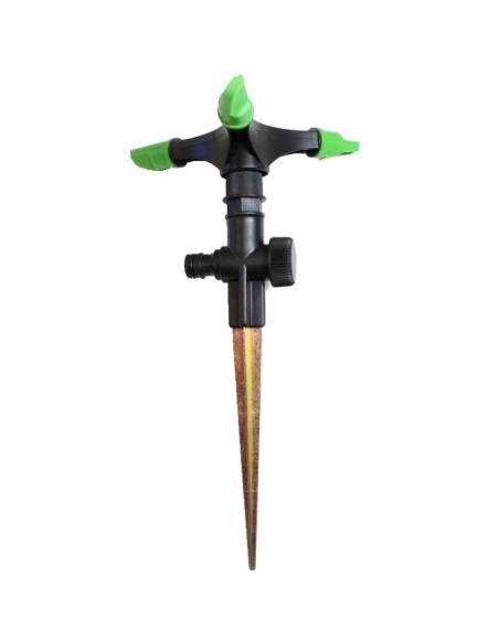 aspersor 3 brazos con pincho