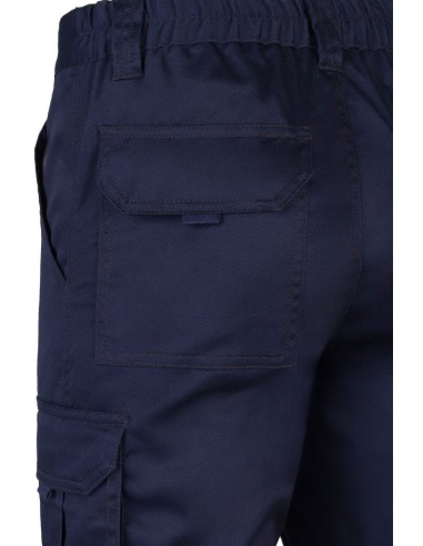 pantalon stretch azul navy talla 42 velilla
