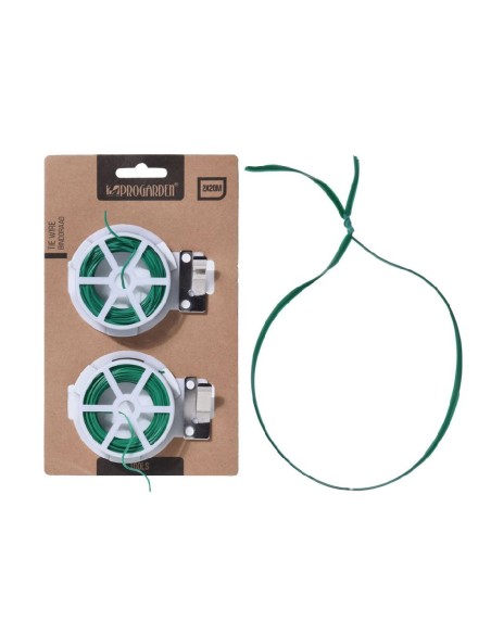 rollos alambre verdes jardin 20 metros