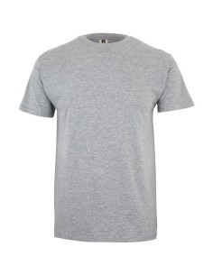 camiseta manga corta 155 heather grey talla l