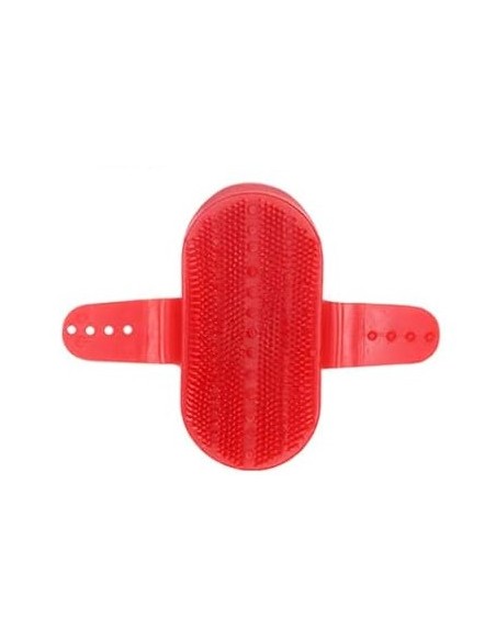 cepillo de plastico rojo caballo