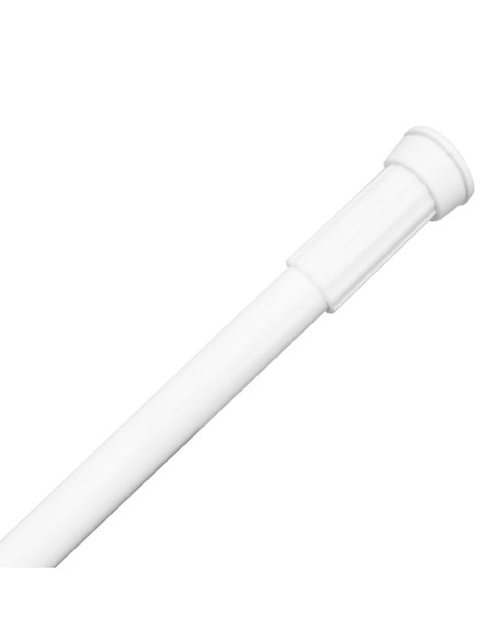 barra coritna baño 140-260cm blanca