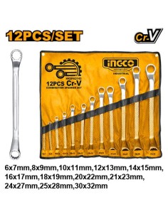 juego lleves acodadas 12 pcs 0160