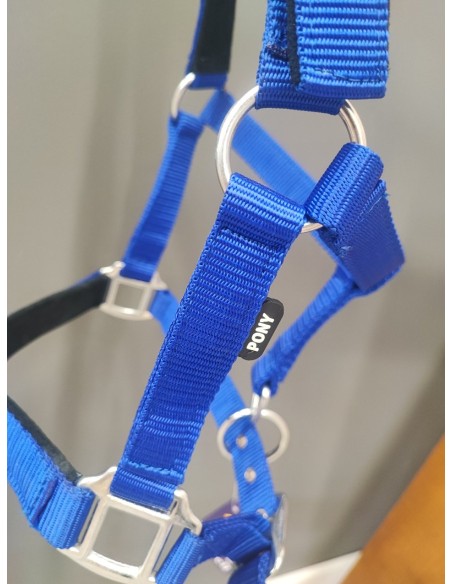 cabezada cuadra nylon pony colores surtidos