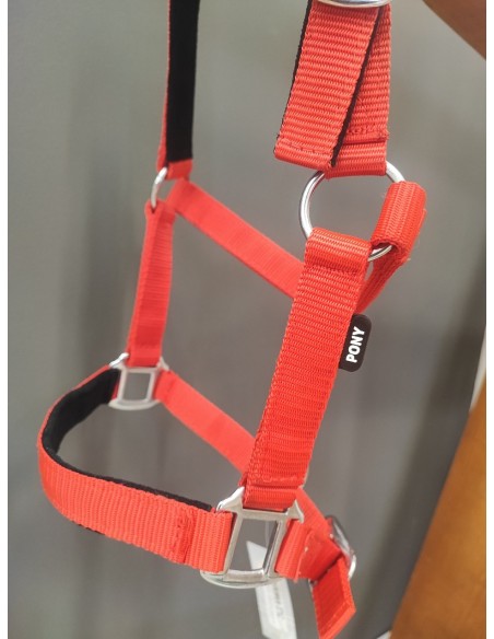 cabezada cuadra nylon pony colores surtidos