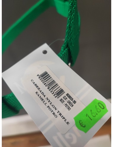cabezada potro nylon verde