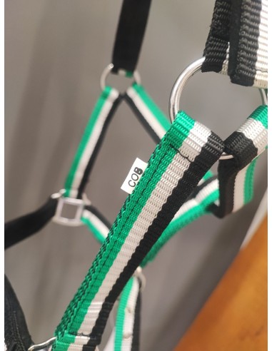 cabezada cuadra nylon cob talla 2 caballos colores surtidos