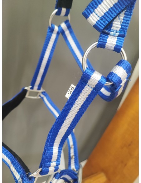 cabezada cuadra nylon cob talla 2 caballos colores surtidos