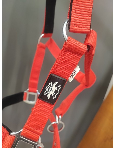 cabezada cuadra nylon cob talla 2 caballos colores surtidos