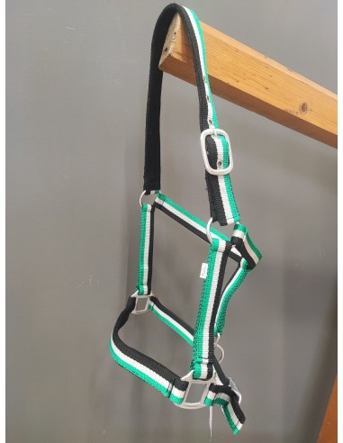 cabezada cuadra nylon full talla 3 caballos colores surtidos