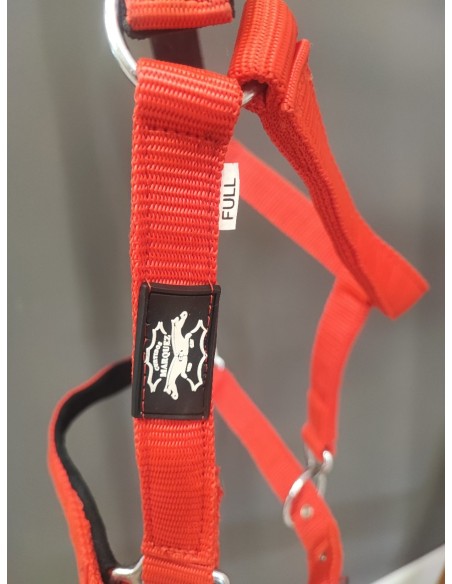 cabezada cuadra nylon full talla 3 caballos colores surtidos