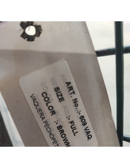 pechopetral vaquero marron n.609