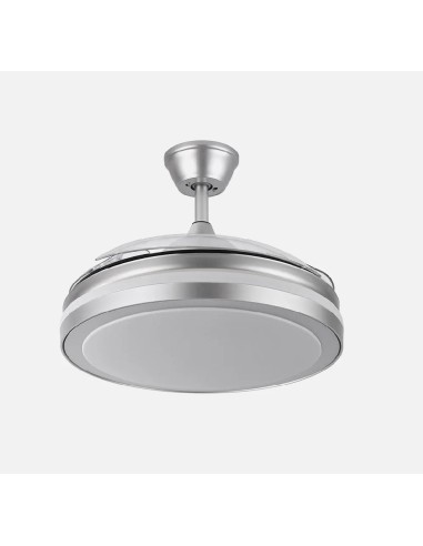 ventilador dc esparta 72w 6120lm plata 3 aspas 107 6 velocidades