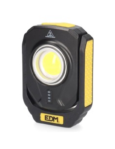 linterna con 1 led 10w 900lm compact recargable con base magnetica