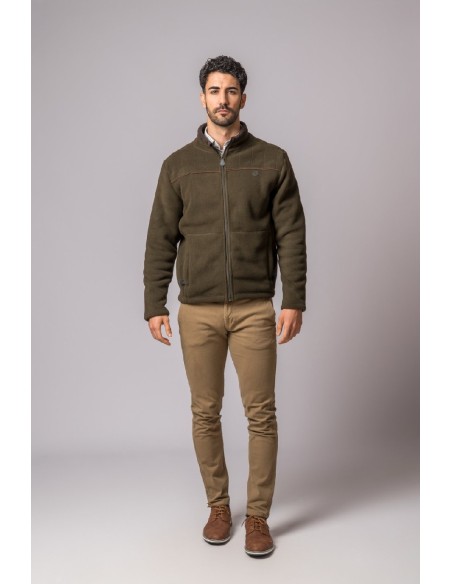 chaqueta polar orleans verde talla l