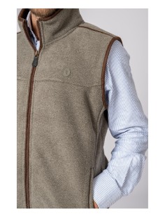 chaleco polar berlin gris talla m