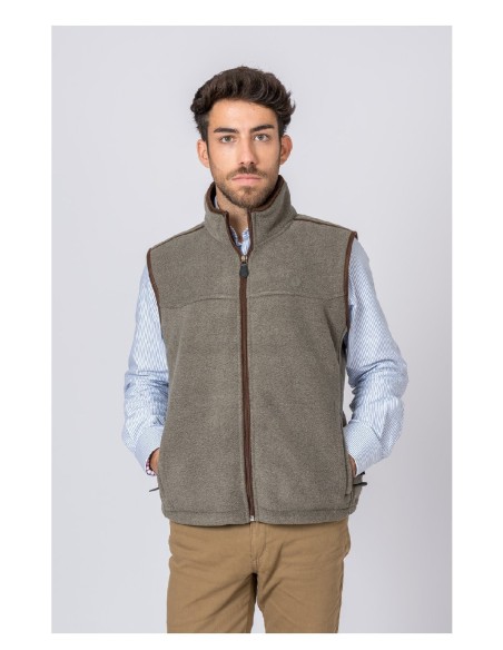chaleco polar berlin gris talla m