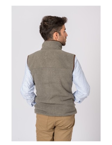 chaleco polar berlin gris talla 2xl