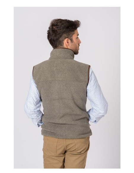 chaleco polar berlin gris talla 3xl