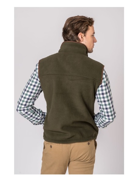 chaleco polar berlin verde talla s