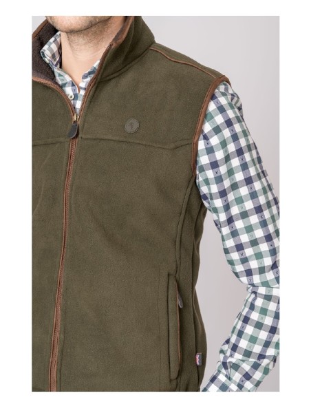 chaleco polar berlin verde talla xl