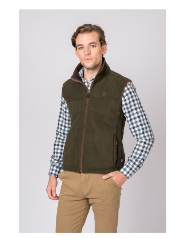 chaleco polar berlin verde talla 2xl