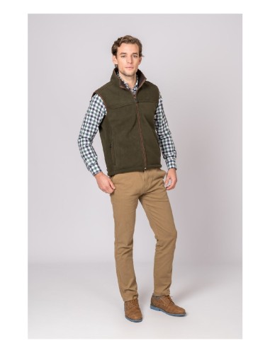 chaleco polar berlin verde talla 3xl