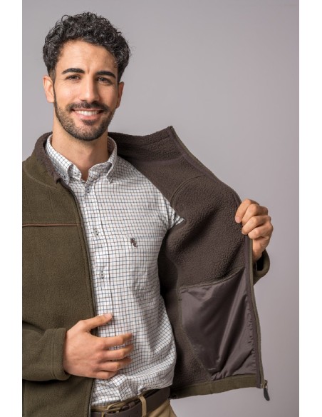 chaqueta polar orleans verde talla s