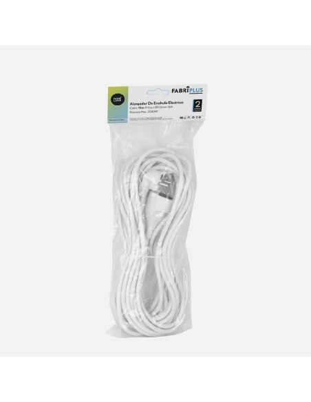 alargador de enchufe electrico cable 15m 3gx1.5mm cobre 3500w max