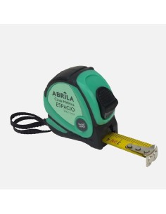 cinta metrica espacio 3mx16mm negro/verde clip,asa