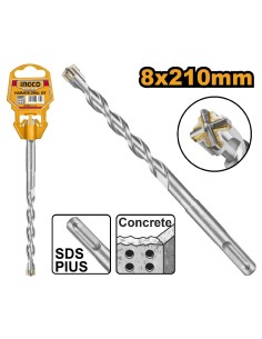 broca hormigon sds plus 8x210mm 1232