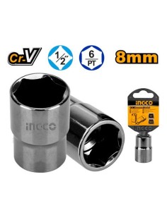 vaso hexagonal 1/2" 8mm ingco 0849