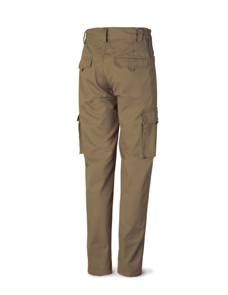 pantalon laboral pol/alg top beige t.44