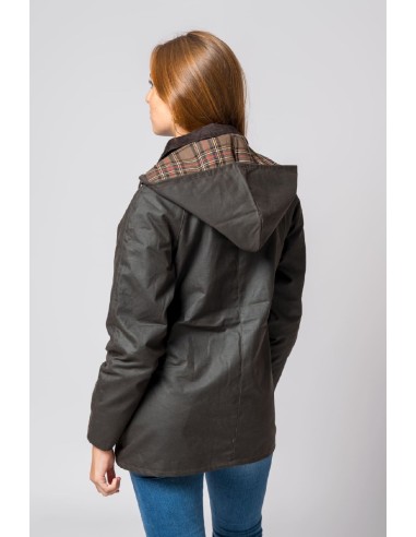 chaqueta encerada woman wax marron talla xl