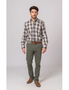 pantalon chino classic british cotton kaki t. 42 2