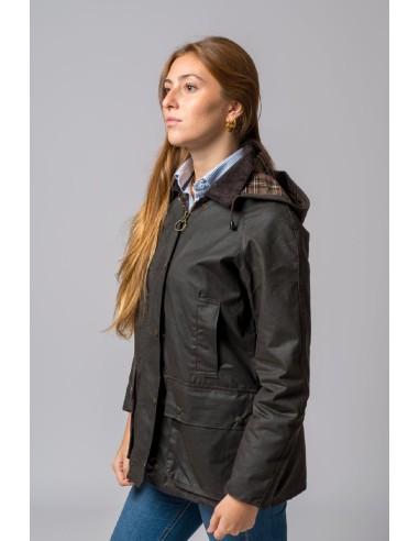 chaqueta encerada woman wax marron talla xs