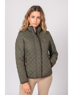 chaqueta husky helena verde mujer british c. t.l