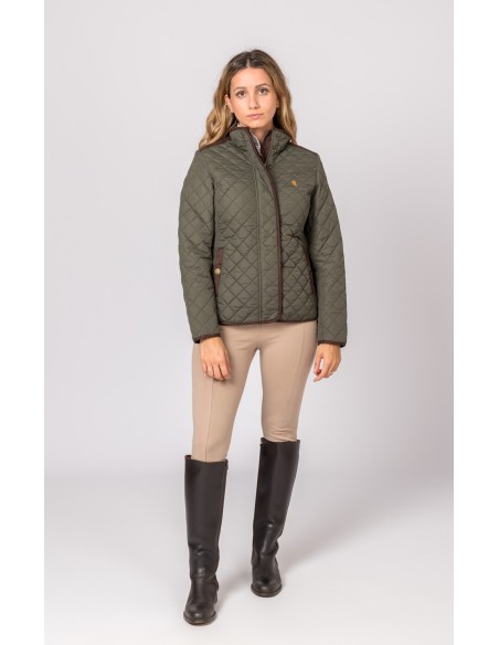 chaqueta husky helena verde mujer british c. t.l