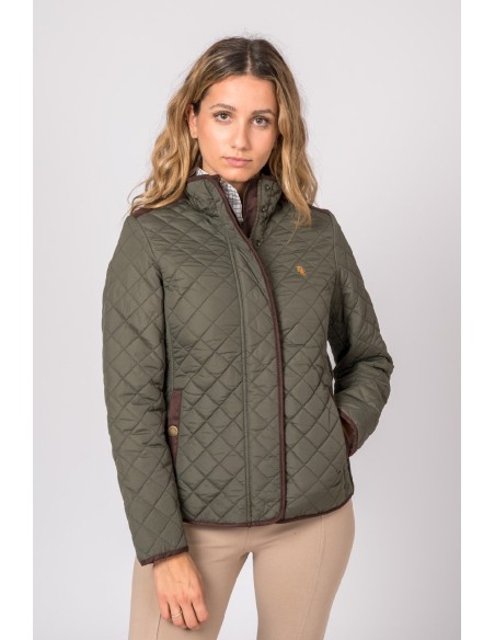 chaqueta husky helena verde mujer british c. t.xl