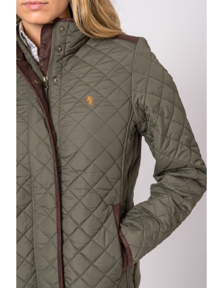 chaqueta husky helena verde mujer british c. t.xl