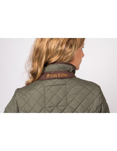 chaqueta husky helena verde mujer british c. t.xl