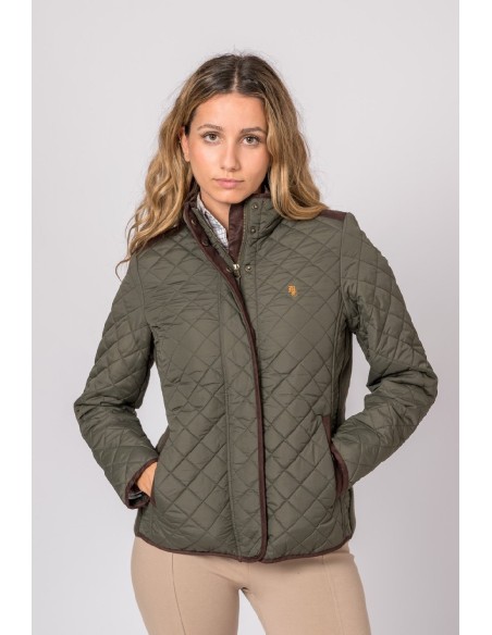 chaqueta husky helena verde mujer british c. t.2xl